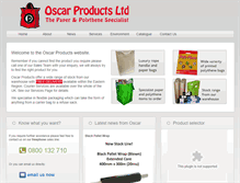 Tablet Screenshot of oscarproducts.com